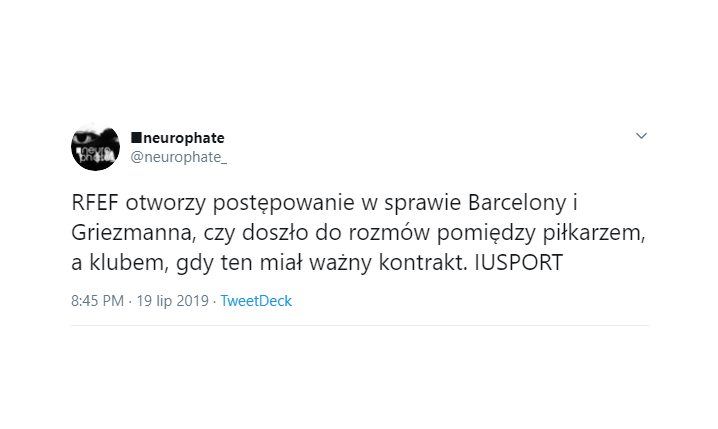 POSTĘPOWANIE w sprawie Barcelony